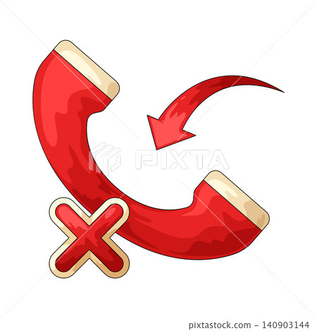 Illustration of Missed Call Illustration of Missed Call 140903144