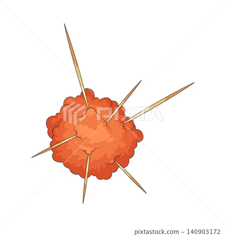 Illustration of Explosion Illustration of Explosion 140903172