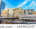 Tokyo, Shinjuku cityscape, Shinjuku Station South Exit, Takashimaya Times Square 140903247