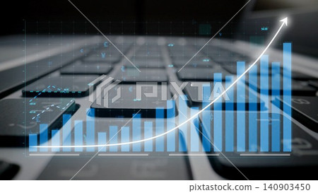 Data Visualization on Laptop Keyboard with Gradual Growth Chart Overlay Representing Business and Financial Success in Modern Digital Environment Copula Data Visualization on Laptop Keyboard with Gradual Growth Chart Overlay Representing Business and Financial Success in Modern Digital Environment Copula 140903450