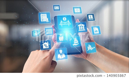 Loan icons represent debt, repayment, and financial planning Gist Loan icons represent debt, repayment, and financial planning Gist 140903867