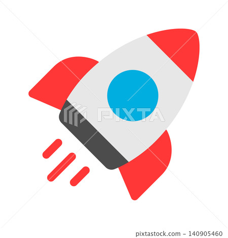 Rocket launch/startup icon 140905460