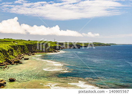 Miyako Island: Scenery of Muiga Cliffs Miyako Island: Scenery of Muiga Cliffs 140905567