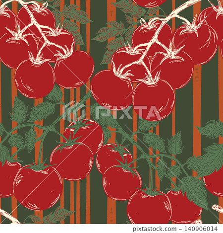 seamless pattern with tropical leaves 140906014