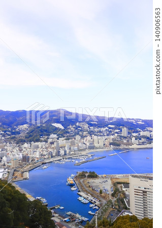 Atami city seen from Atami Castle 140906563