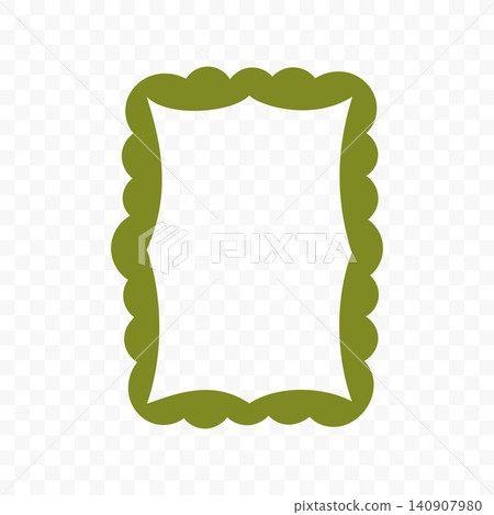 Abstract Green Vector Frame Abstract Green Vector Frame 140907980