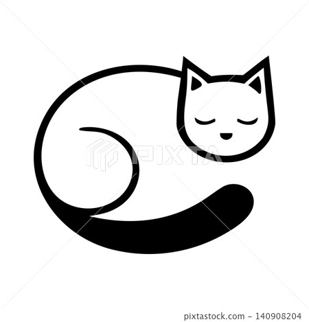 Abstract Cat Icon Set for Branding Abstract Cat Icon Set for Branding 140908204