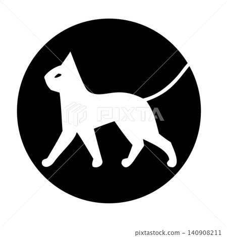 Simple Feline Branding Logo 140908211
