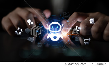 AI assistant connecting services for automation, support and commerce. Corpus AI assistant connecting services for automation, support and commerce. Corpus 140908804