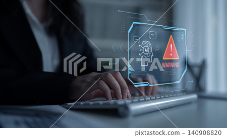 AI Hallucination Concept Showing Robot Processing Incorrect Data and Glitch. Corpus AI Hallucination Concept Showing Robot Processing Incorrect Data and Glitch. Corpus 140908820