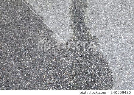 Wet Asphalt Surface with Subtle Texture and Natural Patterns Wet Asphalt Surface with Subtle Texture and Natural Patterns 140909420