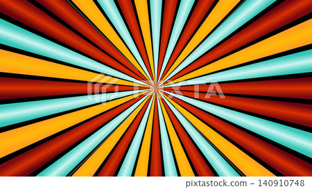 Abstract Multicolor Sunburst Background Abstract Multicolor Sunburst Background 140910748