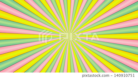 Abstract Pastel Multicolor Sunburst Background 140910751