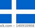 Shetland Islands Scotland flag background 140910908