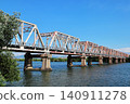 Akagawa Railway Bridge over the Yodo River (Osaka) 140911278