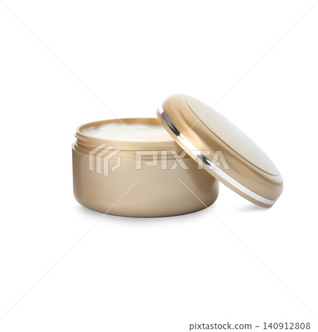 Jar of cosmetic product isolated on white 140912808
