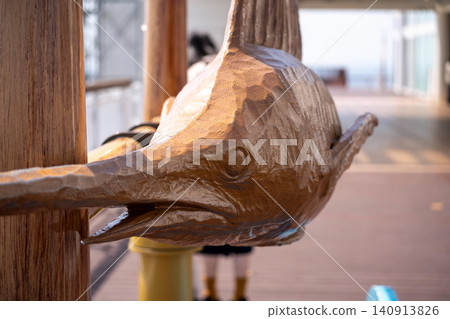 Wooden marlin monument Wooden marlin monument 140913826
