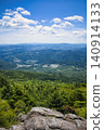 A spectacular view from the observation rock at the summit of Mt. Kasagi in Ena City, Gifu Prefecture. 140914133