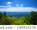 A spectacular view from the observation rock at the summit of Mt. Kasagi in Ena City, Gifu Prefecture. 140914136