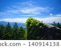 A spectacular view from the observation rock at the summit of Mt. Kasagi in Ena City, Gifu Prefecture. 140914138