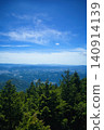 A spectacular view from the observation rock at the summit of Mt. Kasagi in Ena City, Gifu Prefecture. 140914139