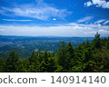 A spectacular view from the observation rock at the summit of Mt. Kasagi in Ena City, Gifu Prefecture. 140914140