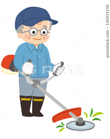 A man cutting grass with a lawn mower A man cutting grass with a lawn mower 140914150
