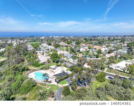 Aerial view Cardiff, is a beach community in the incorporated city of Encinitas in San Diego County, California Aerial view Cardiff, is a beach community in the incorporated city of Encinitas in San Diego County, California 140914361