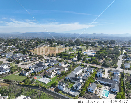 Aerial view Cardiff, is a beach community in the incorporated city of Encinitas in San Diego County, California Aerial view Cardiff, is a beach community in the incorporated city of Encinitas in San Diego County, California 140914377