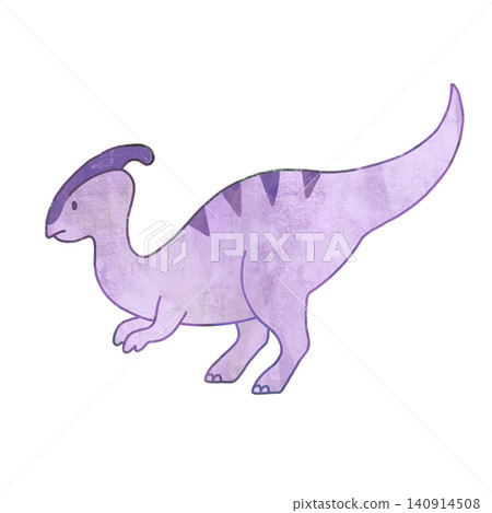 Cute dinosaur illustration: Parasaurolophus Cute dinosaur illustration: Parasaurolophus 140914508
