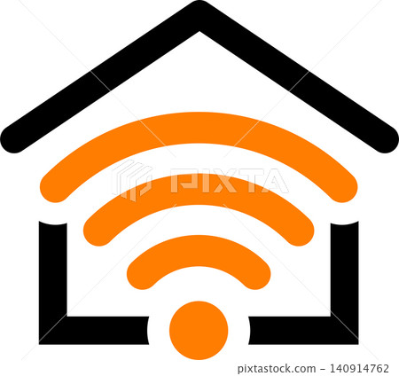 Smart Home and Internet of Things Logo Smart Home and Internet of Things Logo 140914762