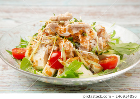 Tofu cold shabu salad Tofu cold shabu salad 140914856