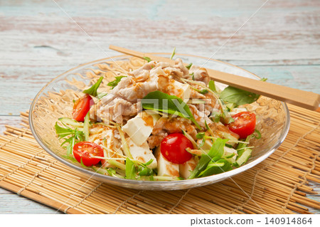 Tofu cold shabu salad Tofu cold shabu salad 140914864