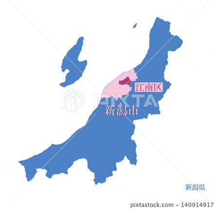 依政府法令指定的城市；設有行政區劃的城市；新潟市；港南區；港南區 140914917