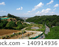 View from the under-development Giants Town towards the Keio Line, 2021 140914936