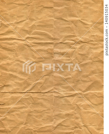 Crumpled brown lined paper texture Crumpled brown lined paper texture 140915034