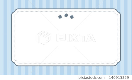 A refreshing floral frame in shades of blue. A refreshing floral frame in shades of blue. 140915239