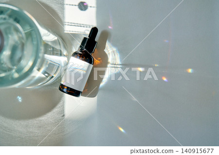 Spicules skincare dropper bottle with light refraction Spicules skincare dropper bottle with light refraction 140915677