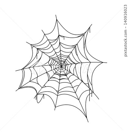 Cartoon Halloween tangled cobweb, spiderweb texture. Fall season party hanging spiderweb net, autumn celebration stretching sticky cobweb trap vector decoration. Horror spooky spider web thread Cartoon Halloween tangled cobweb, spiderweb texture. Fall season party hanging spiderweb net, autumn celebration stretching sticky cobweb trap vector decoration. Horror spooky spider web thread 140916023