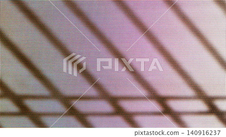 Digital screen pixel grid displaying dark lines Digital screen pixel grid displaying dark lines 140916237