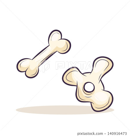 Vector illustration of dinosaur bones 140916473
