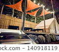 Glamping site at night 140918119
