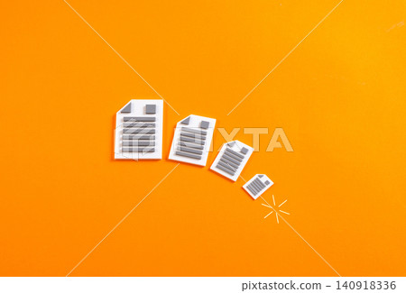 Digitalization of document flow. The concept of eliminating paper documentation and media. Business technologies and fintech. Digitalization of document flow. The concept of eliminating paper documentation and media. Business technologies and fintech. 140918336