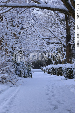 Scenery with snow Scenery with snow 140918703