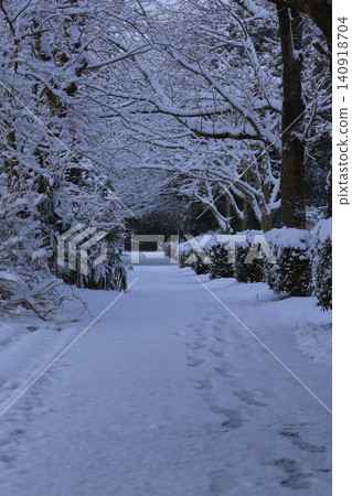 Scenery with snow Scenery with snow 140918704
