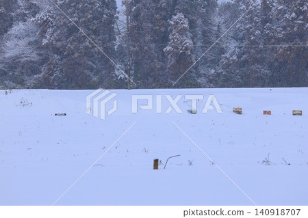 Scenery with snow Scenery with snow 140918707