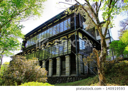 The Ashio Copper Mine, a major copper mine that supported Japan's copper production... [Furukawa Kutsukake Club] 140919593