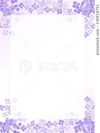 Purple flowers in a purple frame 140919791