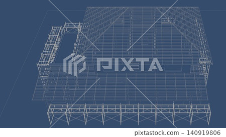 3D illustration of building and construction 3D illustration of building and construction 140919806