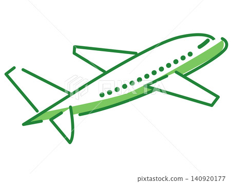 Stylish flat design airplane / vector illustration material Stylish flat design airplane / vector illustration material 140920177